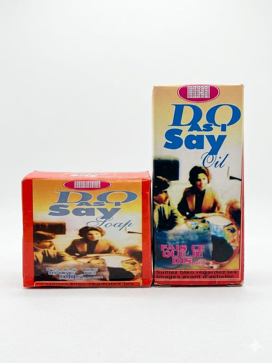 Do As I Say Soap & 100ml  Oil