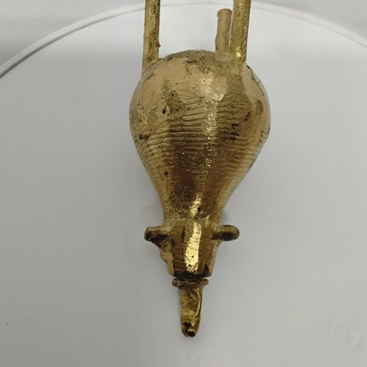 Ado Ide/ Hand Crafted African Brass Gourd