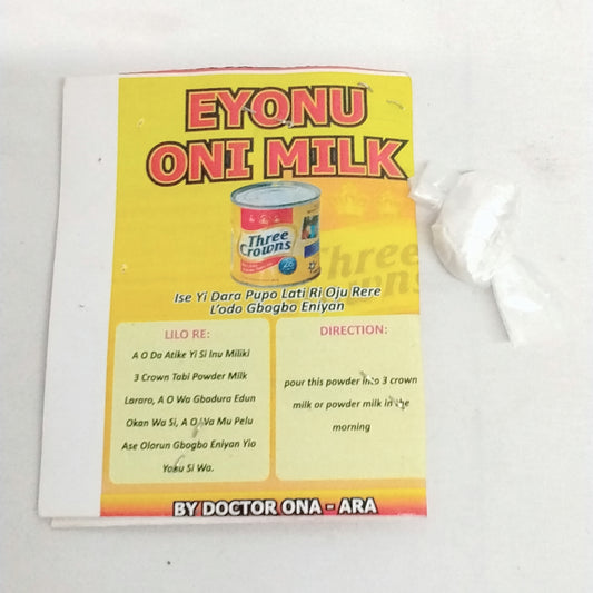 Eyonu Oni Milk/ Favour Spiritual Powder