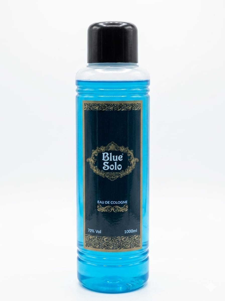 1000ml Blue Solo Eau De Cologne