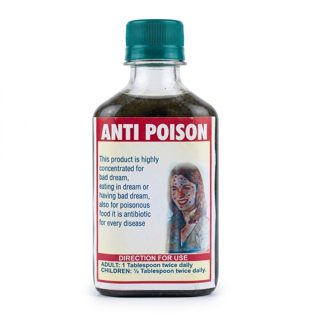 Anti Poison Spiritual Oil/Antedote For All Spiritual Sickness/Aporo Ofa Ara,250ml