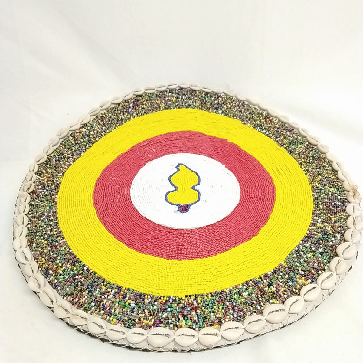 Opele Mat/All Beaded Opele Mat/18 inches in Diameter Opele Mat