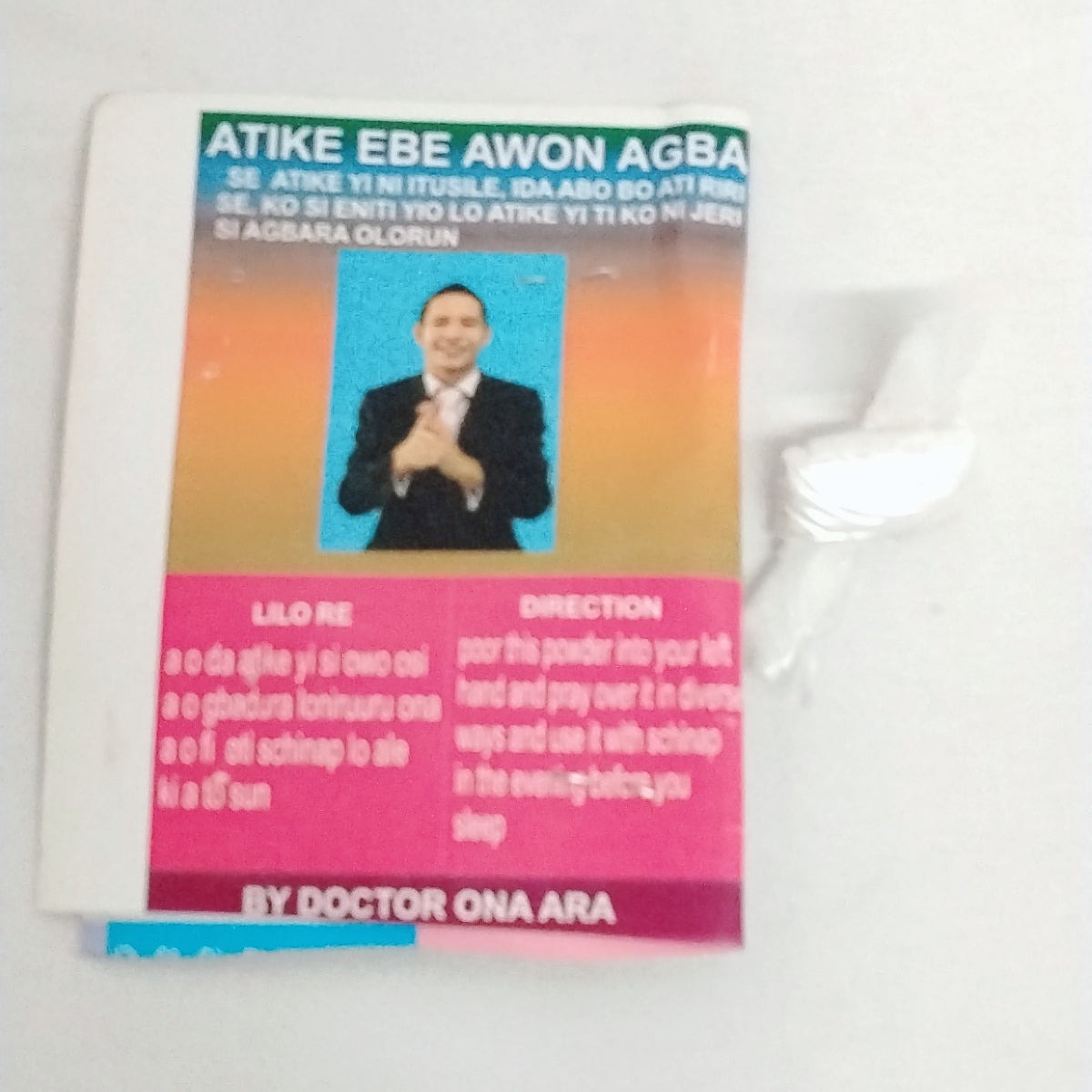 Atike Ebe awon Agba/Witchcraft Neutralizer Spiritual Powder