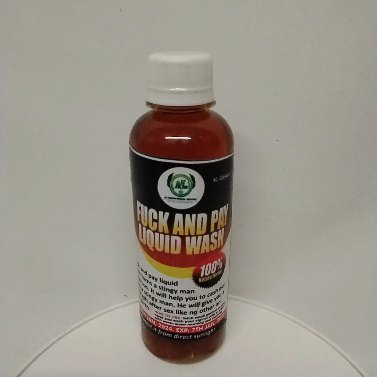 Fuck AndPay Liquid Wash/Adodun Liquid Wash/Love Spell Liquid