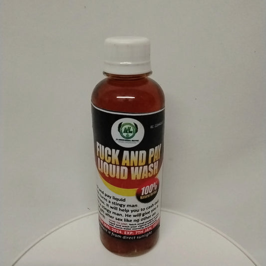 Fuck AndPay Liquid Wash/Adodun Liquid Wash/Love Spell Liquid